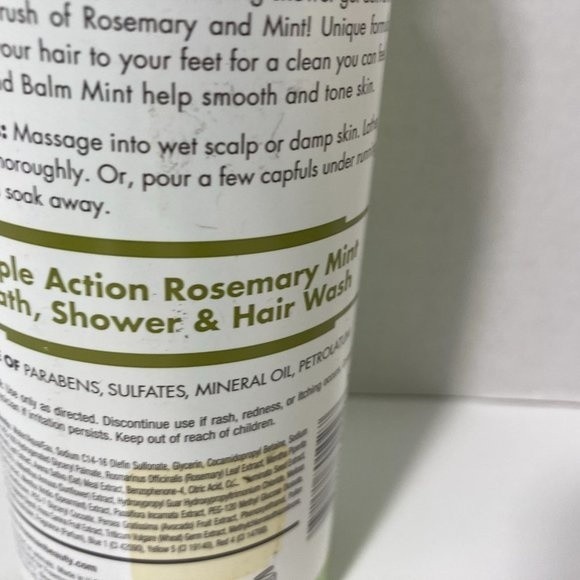c. Booth Triple Action Rosemary Mint Wash - Picture 6 of 12